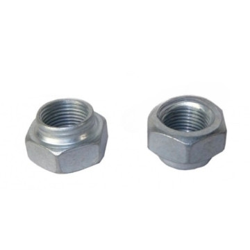 Гайка М18*1,5 (NF) ступицы -2101 б/точек лев гайка (пр резьба) 10шт