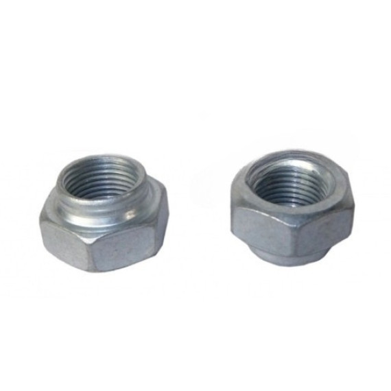 Гайка М18*1,5 (NF) ступицы -2101 б/точек лев гайка (пр резьба) 10шт