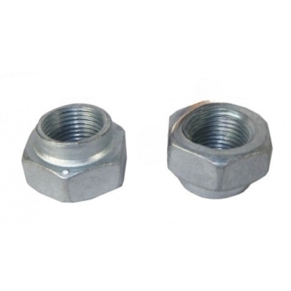 Гайка М18*1,5 (NF) ступицы -2101 с точками пр гайка (лев резьба) 10шт