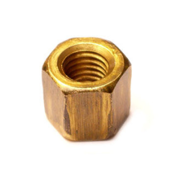 Гайка М8 латунная крепления приёмн.трубы  2101-07 МОСКВА