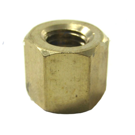 Гайка М8 латунь приёмн.трубы  2101-07