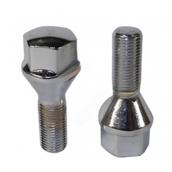 Болт крепления колеса М12*1.25*54/27 , PG (кл. 19, хром) (LS) 20шт