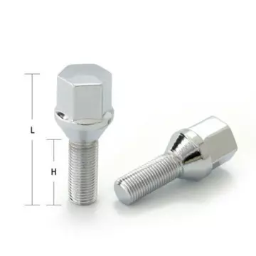 Болт колесный М12х1,25х27 (конус кл.19) хром LS