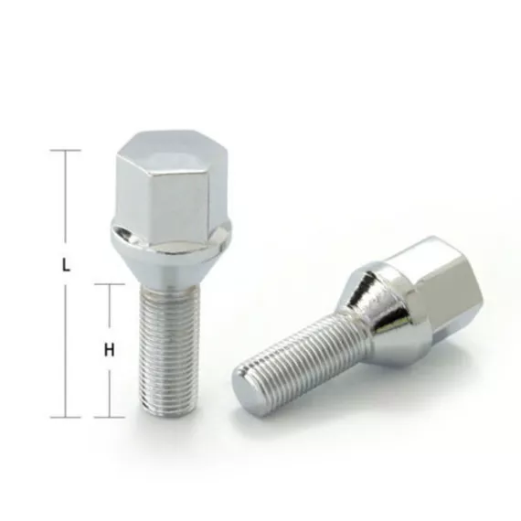 Болт колесный М12х1,25х27 (конус кл.19) хром LS