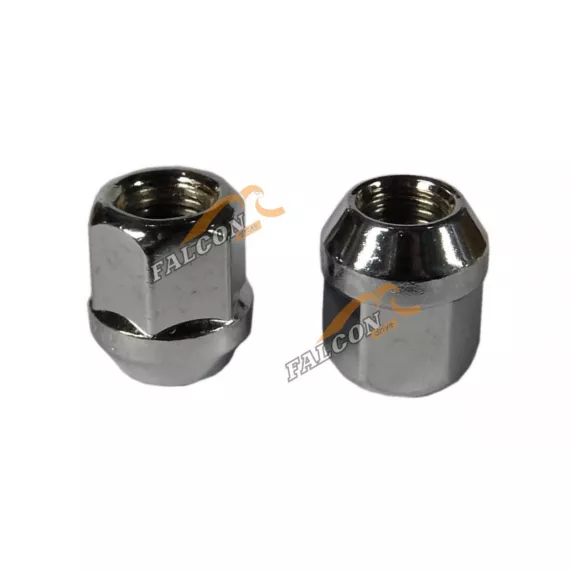 Гайка М12*1,25*25 колесная TY, LX, MIT (кл. 19, хром, откр.) (LS) 20шт