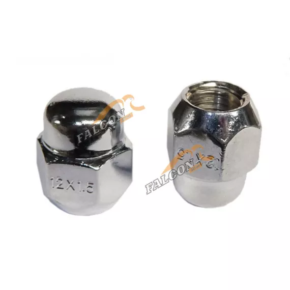 Гайка М12*1,5*27 колесная (кл. 19, хром, глух.) (LS) 20шт
