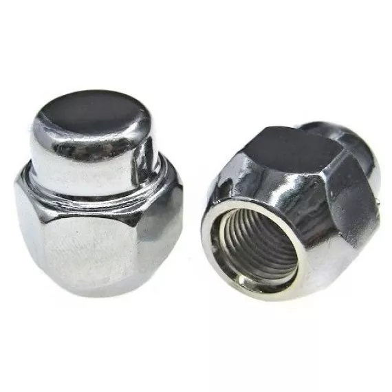 Гайка колеса М12х1,25 (конус кл.21) h=27 хром LS