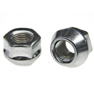 Гайка колеса М12х1,25 открытая с упором (конус кл.19) h=17 LS
