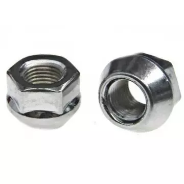 Гайка колеса М12х1,25 открытая с упором (конус кл.19) h=17 LS