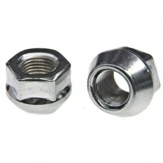 Гайка колеса М12х1,25 открытая с упором (конус кл.19) h=17 LS