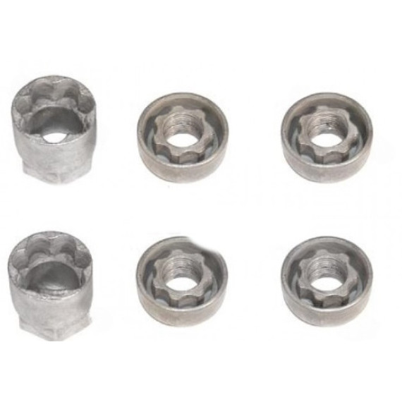 Комплект секретного крепежа ель 2 ключа 4 гайки