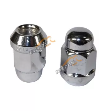Гайка М12*1,25*35 колесная НИВА, NSN, SZ, SBR, INF (кл. 19, хром, глух.) (LS) 20шт
