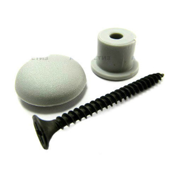 Держатель панели + саморезы (стар. обр.) серый