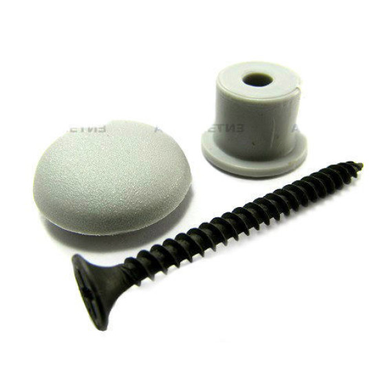 Держатель панели + саморезы (стар. обр.) серый