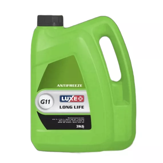 Антифриз LUXE Green Line G11 3 кг зеленый -40