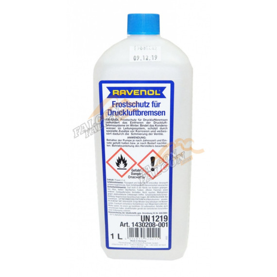 Антифриз RAVENOL Frostschutz für Druckluftbremsen 1л для пневмотормозов