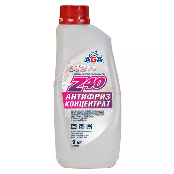 Антифриз концентрат AGA 1кг (AGA312z) (красный)