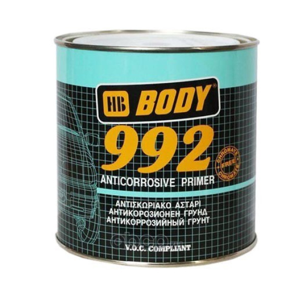 Грунт серый антикор 1000мл (BODY) 992