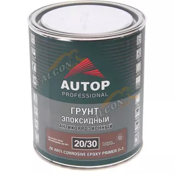 Грунт эпоксидный антикор светло-серый 2K 3+1 20/30 метал.банка 0,75л (AUTOP PROFESSIONAL)