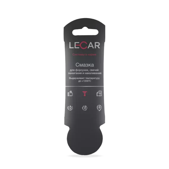 Смазка для свечей зажигания 5г стик-пакет (LECAR)