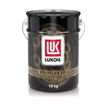 Смазка многоцелевая ПОЛИФЛЕКС ЕР 2-220 LC 20 л (Лукойл) (светло-желтая - коричневая)