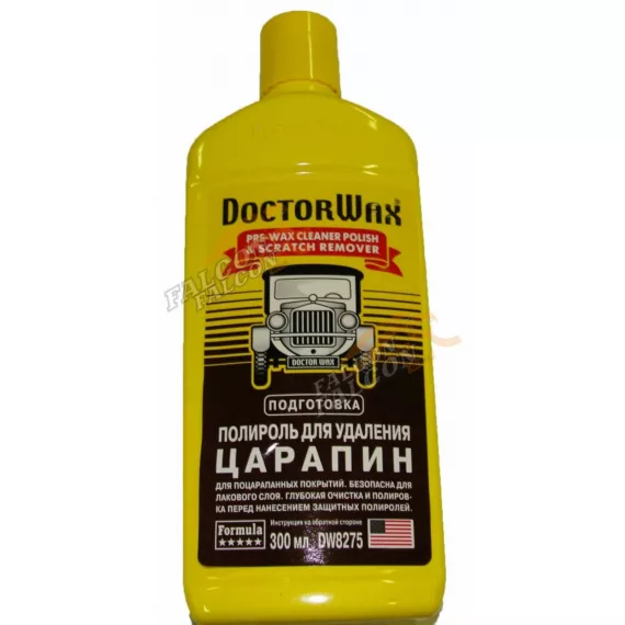 Полироль кузова для удаления царапин 300 мл (Doctor Wax) DW8275 для не глубоких царапин