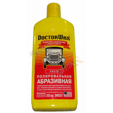 Полироль кузова для удаления царапин 300 мл (Doctor Wax) DW8287 абразивная для глубоких царапин