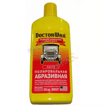 Полироль кузова для удаления царапин 300 мл (Doctor Wax) DW8287 абразивная для глубоких царапин