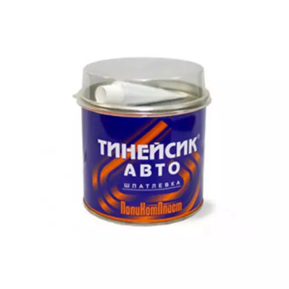 Шпатлевка ПОЛИКОМПЛАСТ Тинейсик-Авто 0.9 кг (ж/б)