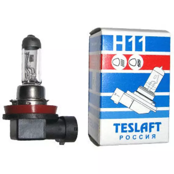 Автолампа H11 12V 55W (PGJ19-2) TESLAFT