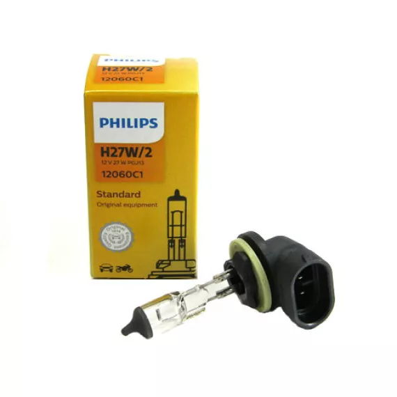 Автолампа H27 12V 27W/2 (PGJ13) PHILIPS (Углом)