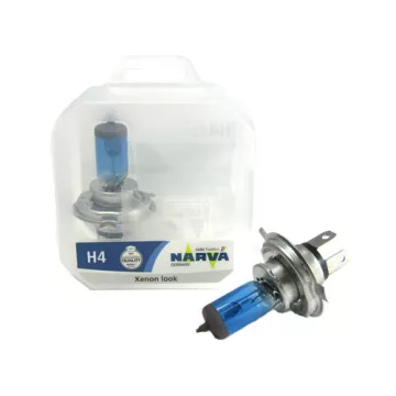 Автолампа H4 12V 60/55W (P43t) NARVA RP White (к-т 2шт.)
