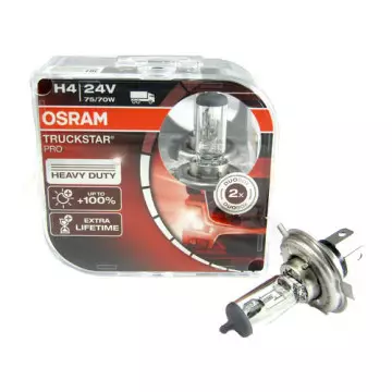 Автолампа H4 24V 75/70W (P43t) OSRAM Truckstar+120% (к-кт 2шт.)