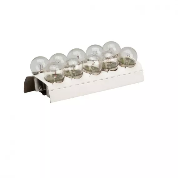 Лампа 12V10W (LECAR) BA15S (габариты) упаковка 10 шт. R10W