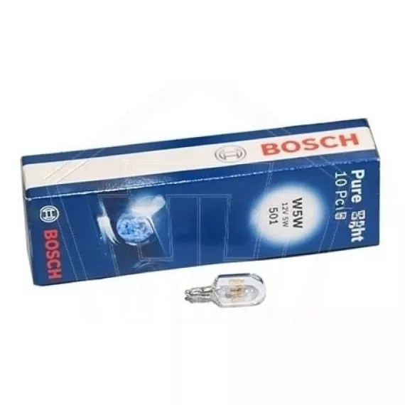 Лампа 12V5W (BOSCH) (повторитель поворота) (б/ц) (Германия)