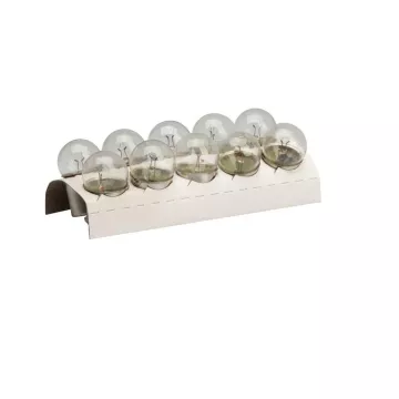 Лампа 12V5W (LECAR) BA15S (габариты повторитель поворота салон) упаковка 10 шт. R5W
