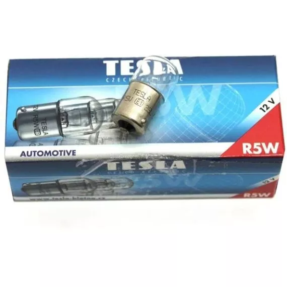 Лампа 12V5W (Tesla) (габариты) 10 шт (В55101)