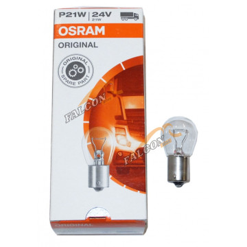 Лампа 24V P21W (Osram) (з/ход, поворотники, стоп) (Германия)