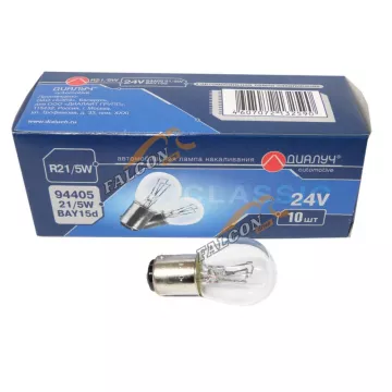 Лампа 24V21/5W (ДИАЛУЧ) BA15s (поворотники, стоп) 94405