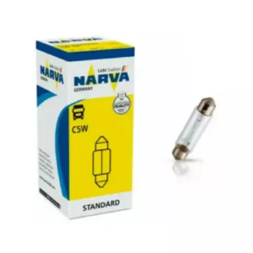 Лампа C5W 12V SV8/5х8(35 мм.салонная пальчиковая) NARVA