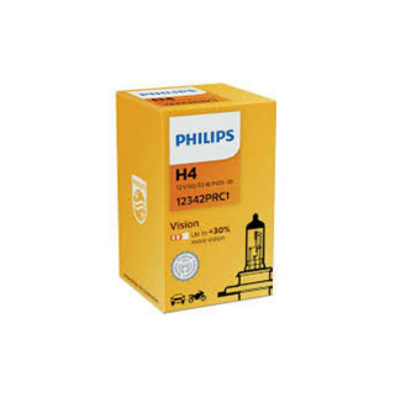 Лампа H-4 12V 55W+30% PHILIPS PR