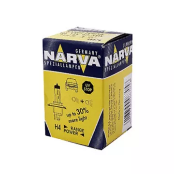 Лампа H-4 12V 60W/55W+30% NARVA Range Pover P43T-38