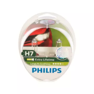 Лампа H-7 12V 55W +30% PHILIPSLongLife EcoVision NEW
