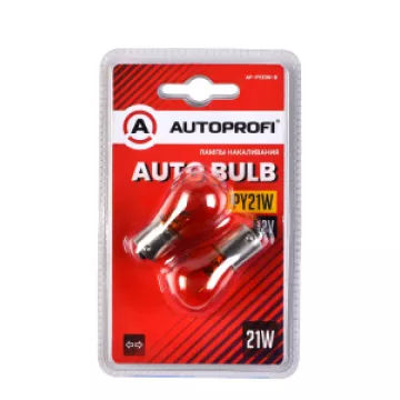 Лампа PY21W 12V BA15S( оранжевая) AUTOPROFI