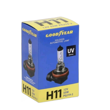 Лампа галог H11 12V55W (Goodyare) GY010110