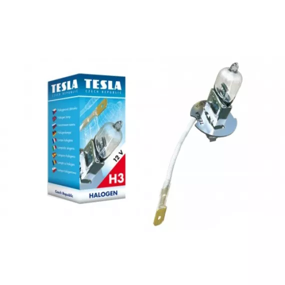 Лампа галог H3 12V55W (Tesla) PK 22s В10301