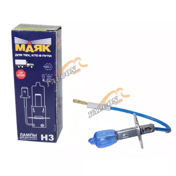 Лампа галог H3 24V100W (Маяк) 54350