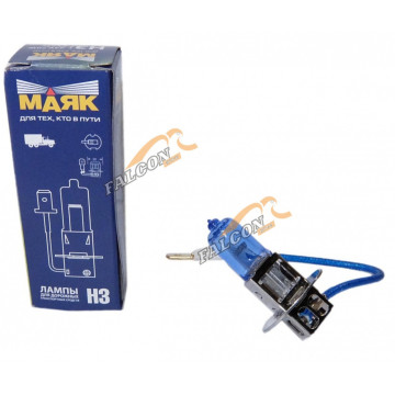Лампа галог H3 24V70W (Маяк) SUPER WHITE 54330SW