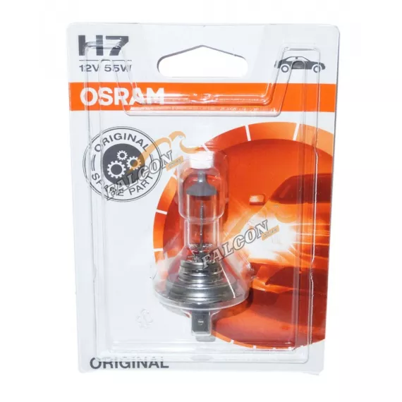 Лампа галог H7 12V55W (Osram) 64210 блистер