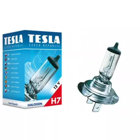 Лампа галог H7 12V55W (Tesla) В10701